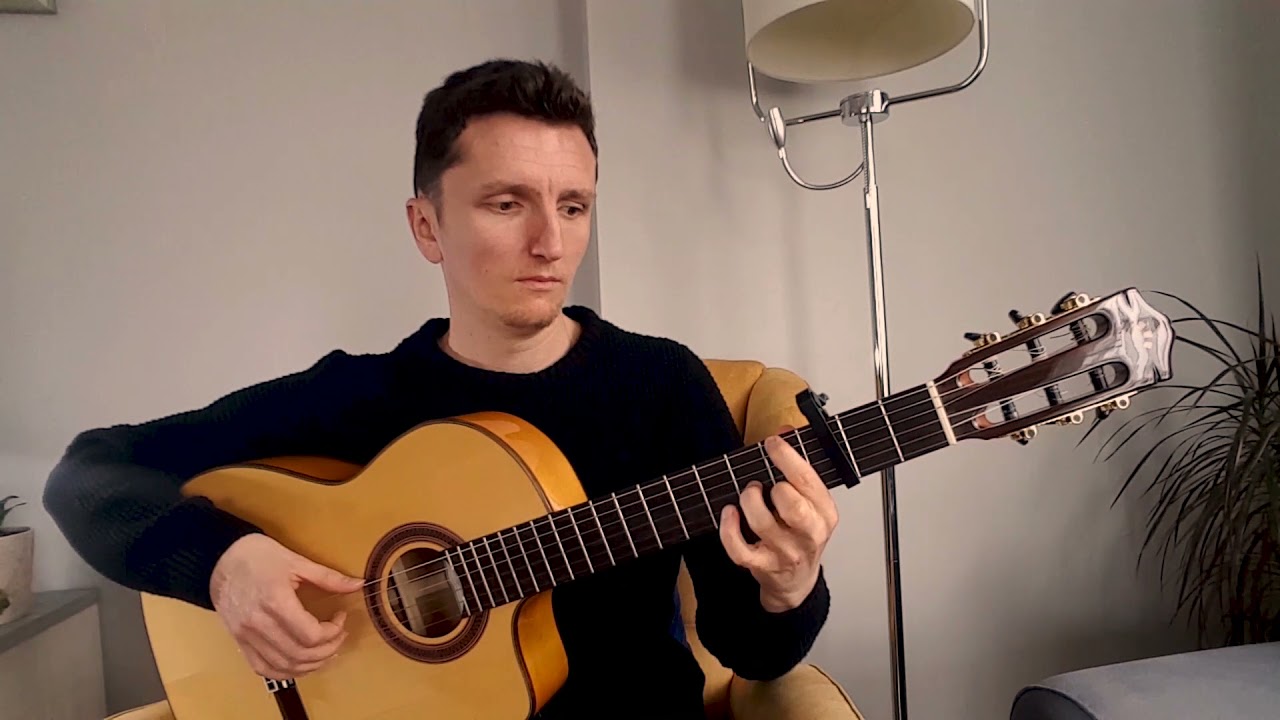 G Minor - Bach  (Classical Guitar Cover -Arr. By Luo Ni Piano Tiles)