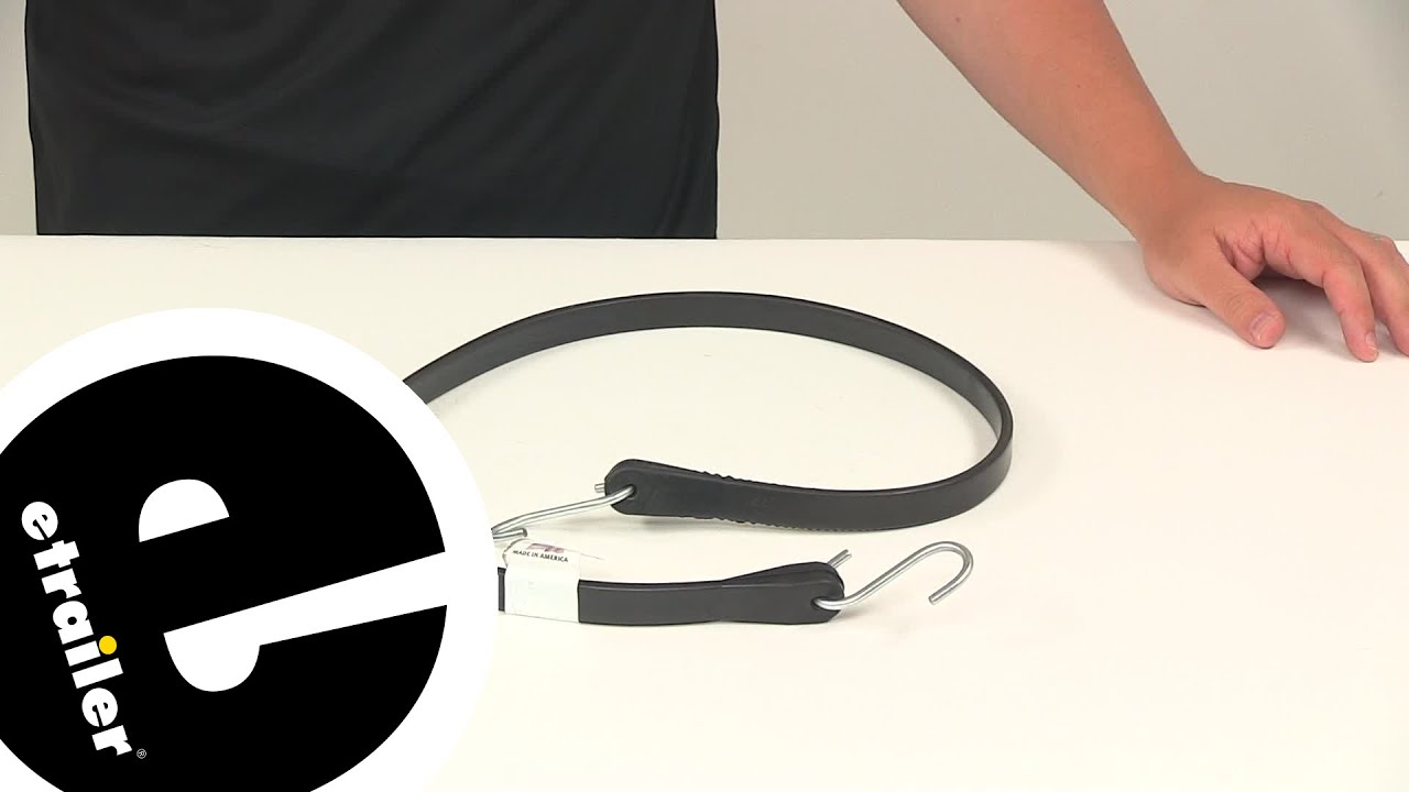 etrailer | Detailed Breakdown of the Erickson Tarp Tie-Down Strap w/ S-Hooks