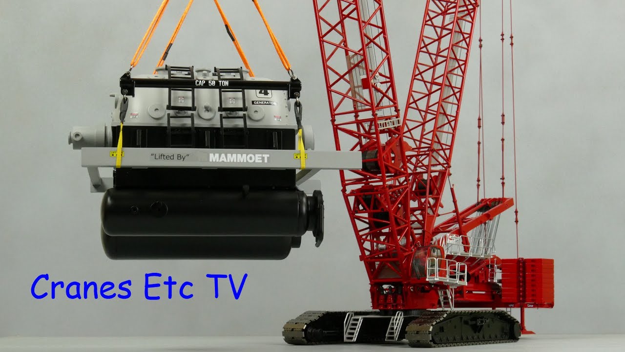 Weiss Brothers Mammoet Generator Load Set by Cranes Etc TV