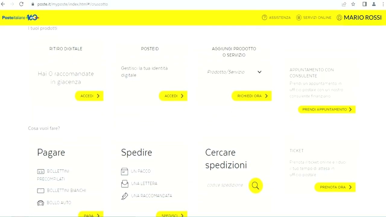 Come registrarsi sul sito poste italiane