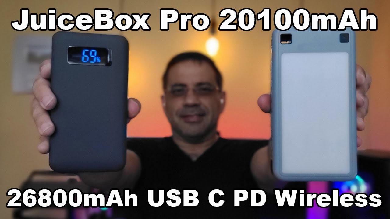 Charge all your tech!  ZEROLEMON JuiceBox Pro  and 26800 mah Wireless