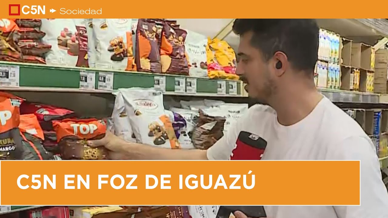 TRIPLE FRONTERA: los ARGENTINOS cruzan a BRASIL para comprar alimentos más baratos