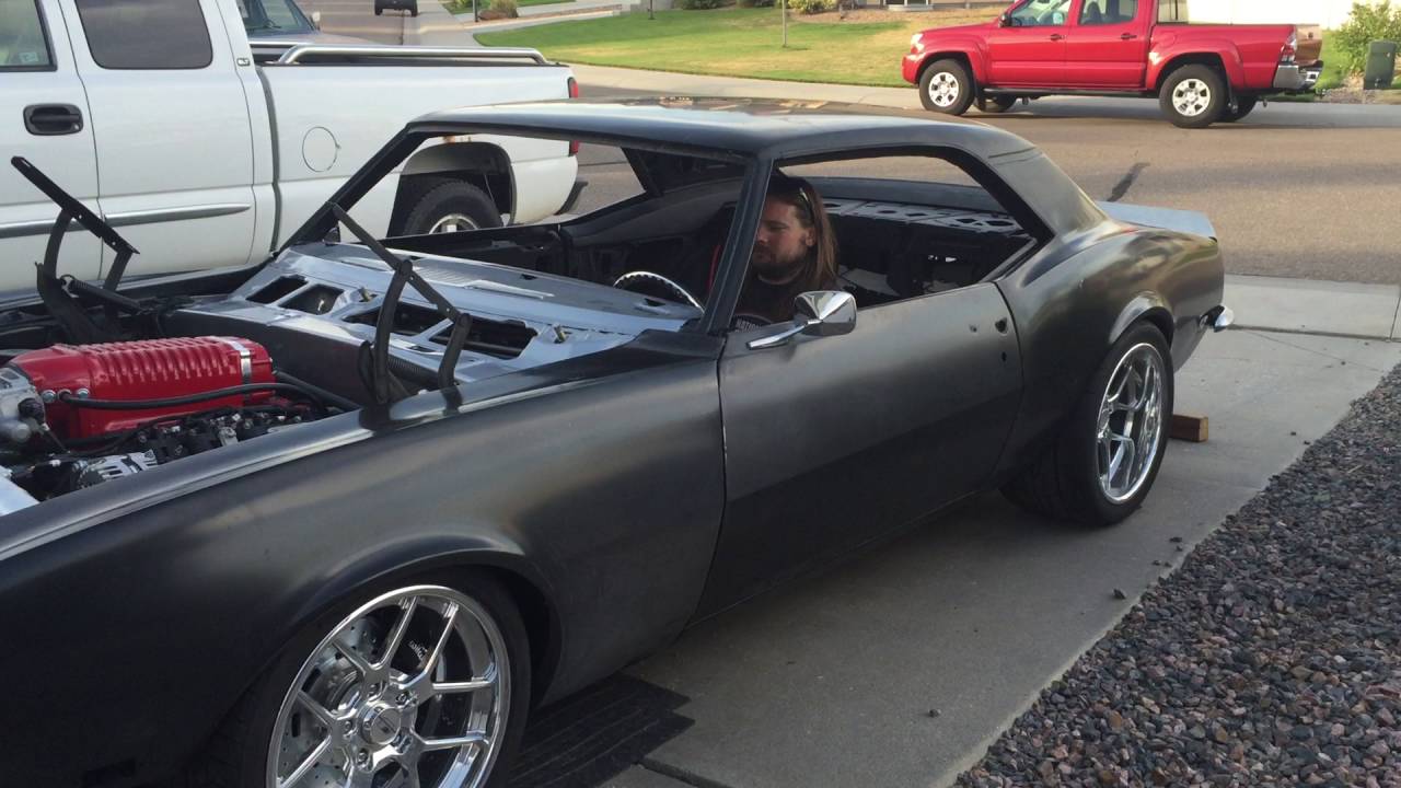 1968 Camaro Pro Touring - LS3 Stroker 418 Whipple - before tune and body work
