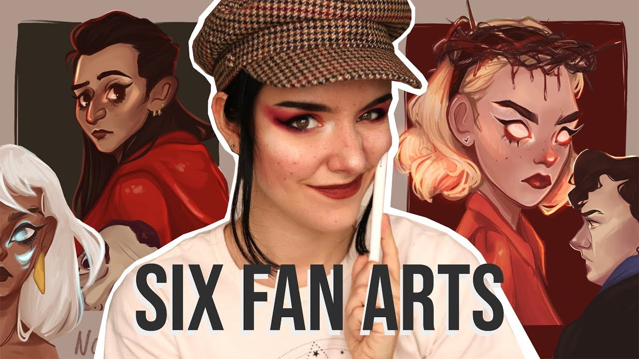 ⚡ Dibujando personajes famosos #SixFanarts ⚡