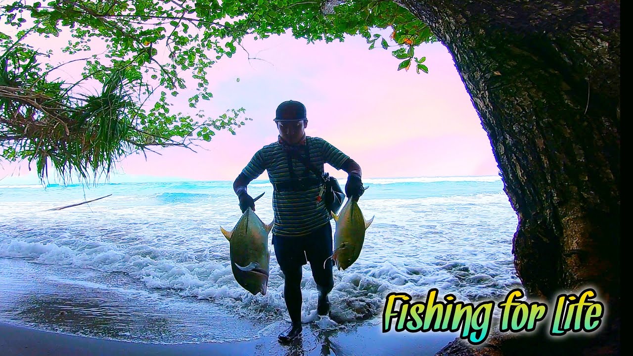 IKAN BESAR AKTIF SAAT KONDISI AIR SEPERTI INI... || Light GT Popping dengan popper handmade KILLER