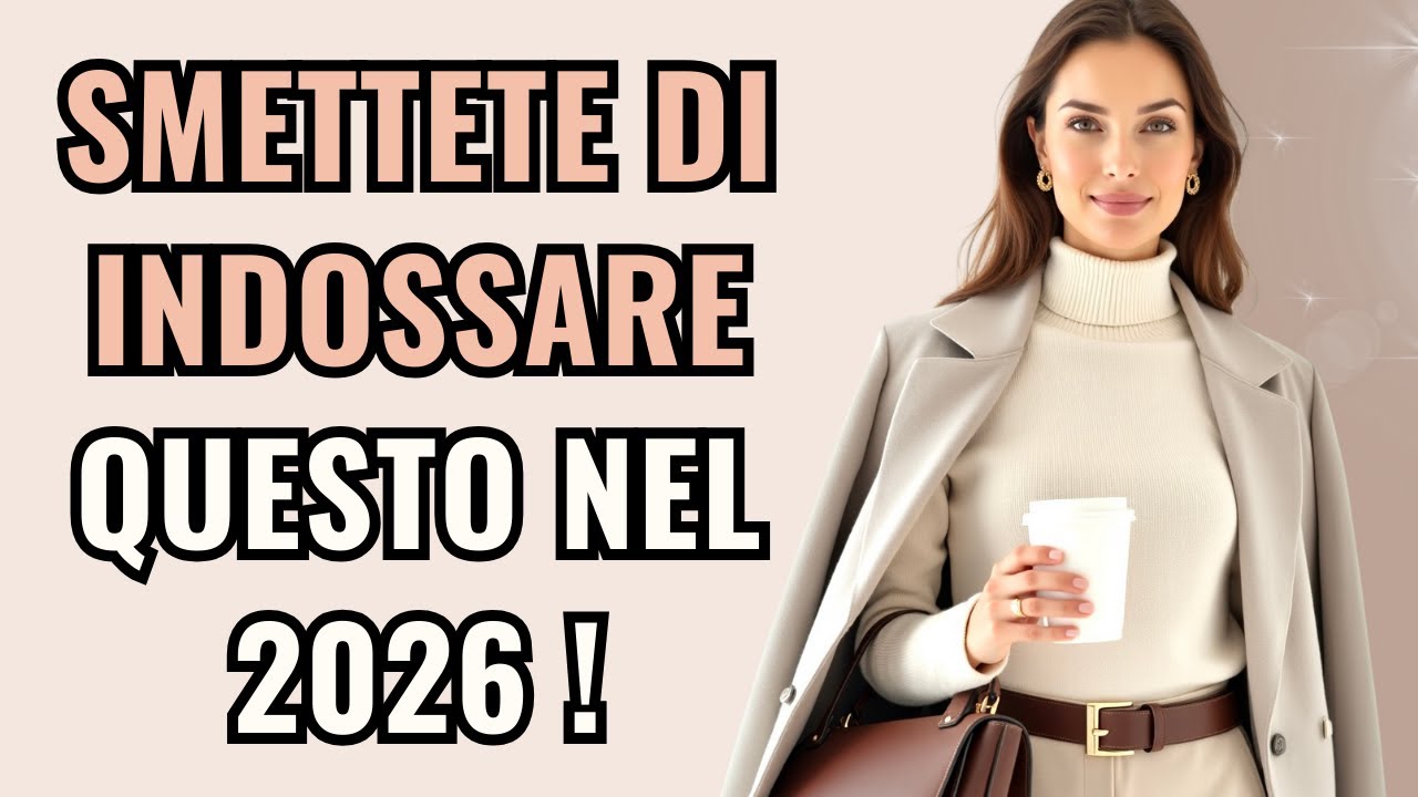 10 Capi Che Sono Ufficialmente Fuori Nel 2026 | FUORI MODA 2026