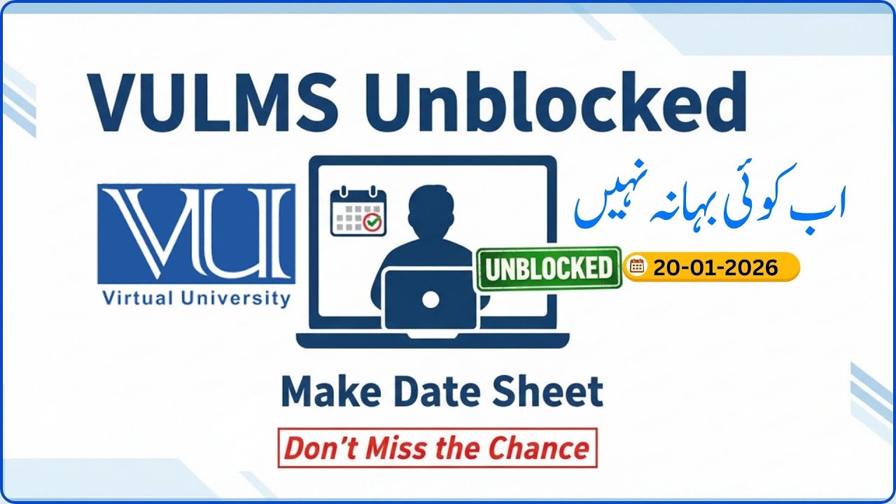 𝐃𝐨𝐧'𝐭 𝐌𝐢𝐬𝐬 𝐭𝐡𝐞 𝐂𝐡𝐚𝐧𝐜𝐞 | 𝐕𝐔𝐋𝐌𝐒 𝐀𝐜𝐜𝐨𝐮𝐧𝐭𝐬 𝐔𝐧𝐛𝐥𝐨𝐜𝐤𝐞𝐝 &ndash; 𝐈𝐦𝐩𝐨𝐫𝐭𝐚𝐧𝐭 𝐍𝐨𝐭𝐢𝐜𝐞 𝐟𝐨𝐫 𝐅𝐚𝐥𝐥 2025 𝐅𝐢𝐧𝐚𝐥‑𝐓𝐞𝐫𝐦 𝐄𝐱𝐚𝐦𝐬