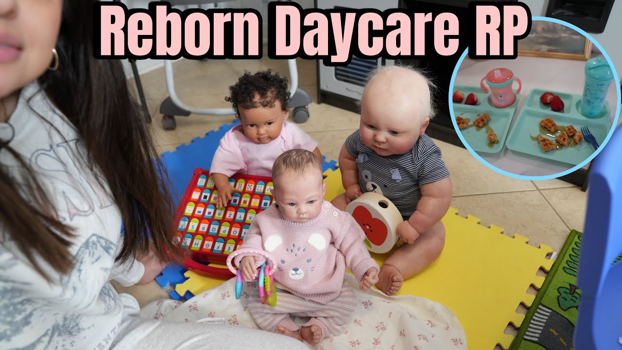 Reborn doll Daycare tour and Breakfast Routine reborn rp