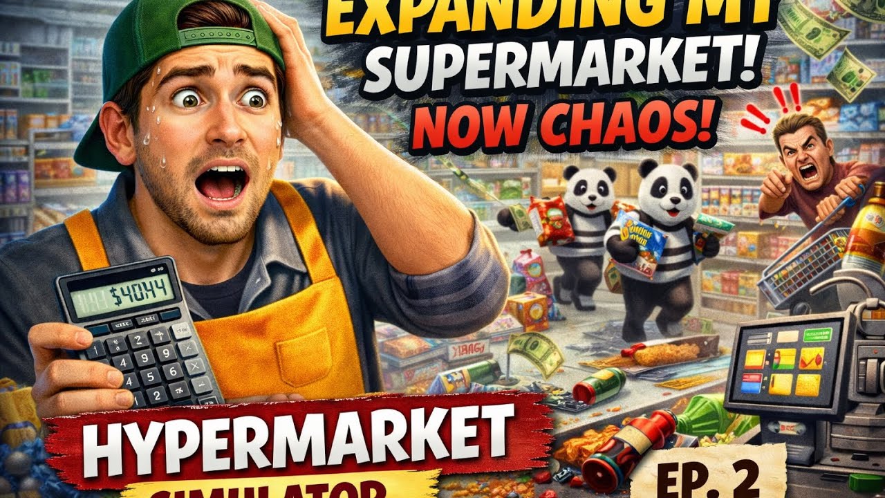 🛒 I Expanded My Supermarket… Now Everything Is Chaos! | Hypermarket Simulator S 1 Ep. 2
