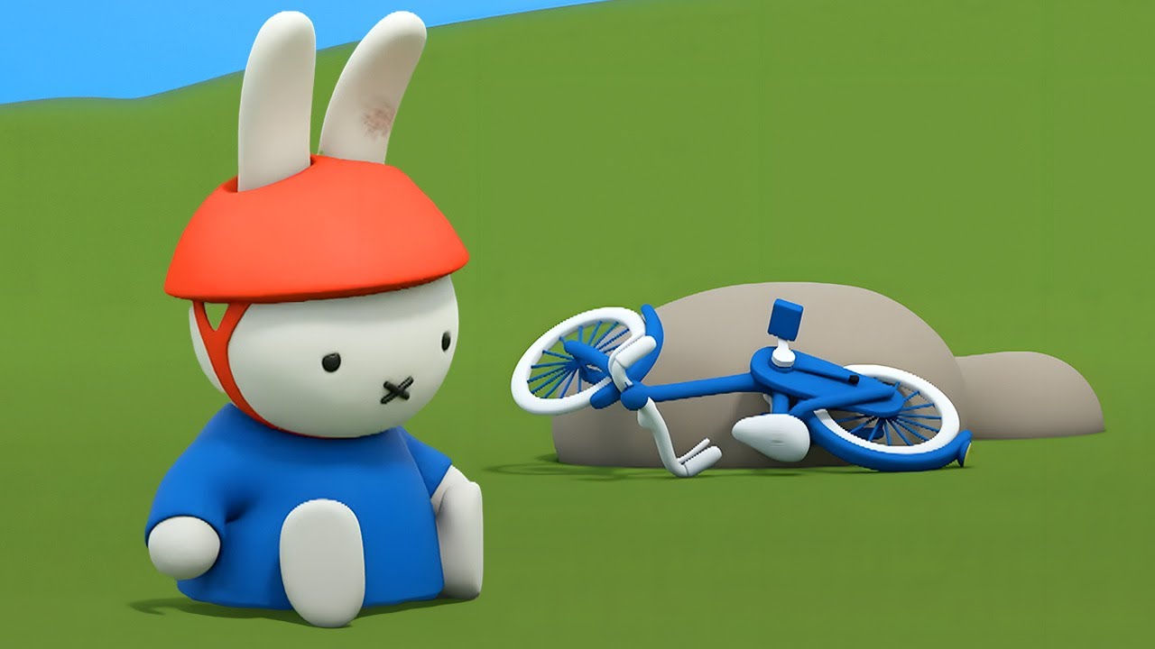 Nijntje's fietsongeluk | nijntjes avonturen, groot en klein | nijntje | series voor kids