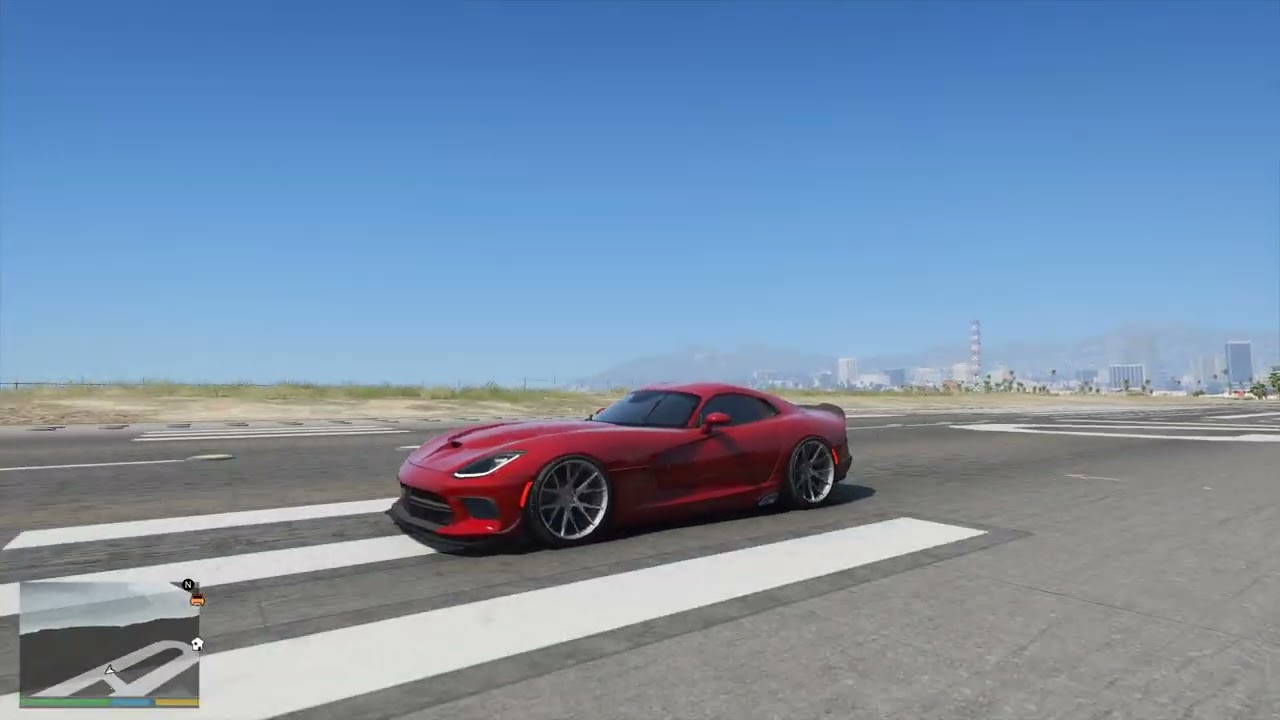 Grand Theft Auto V  - Dodge Viper 8.4L V10 Engine Sound