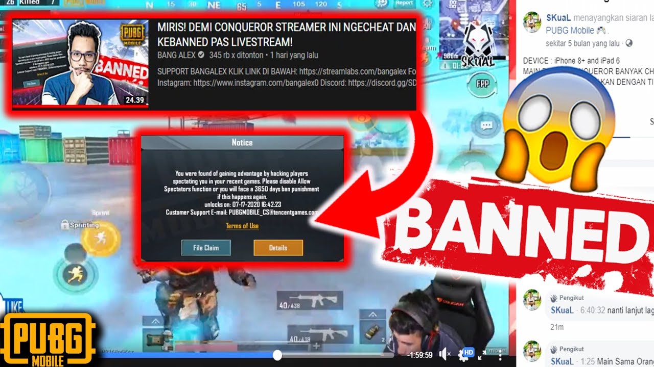 OH JADI INI TOP GLOBAL CHEATER PUBGM ? INI ANALISA KELIATAN JELAS MAKE CIT SPECTATOR ?? 😱