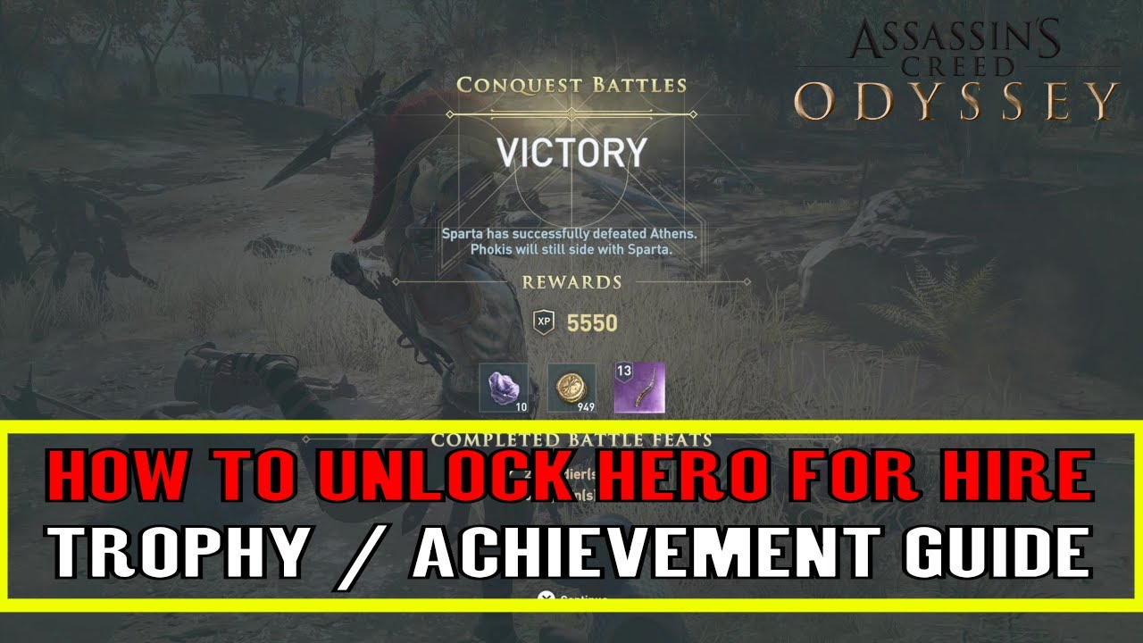 Assassin's Creed Odyssey Hero for Hire Trophy / Achievement Guide