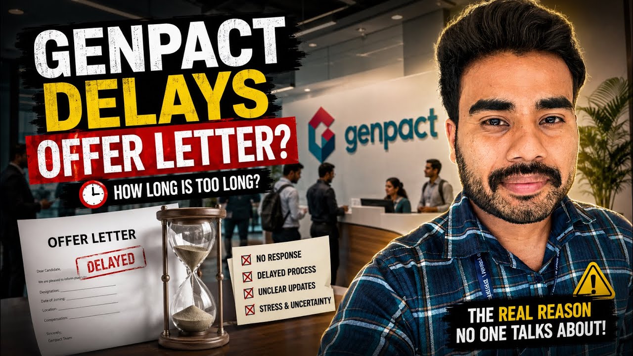 WHY GENPACT DELAYS OFFER LETTER? 