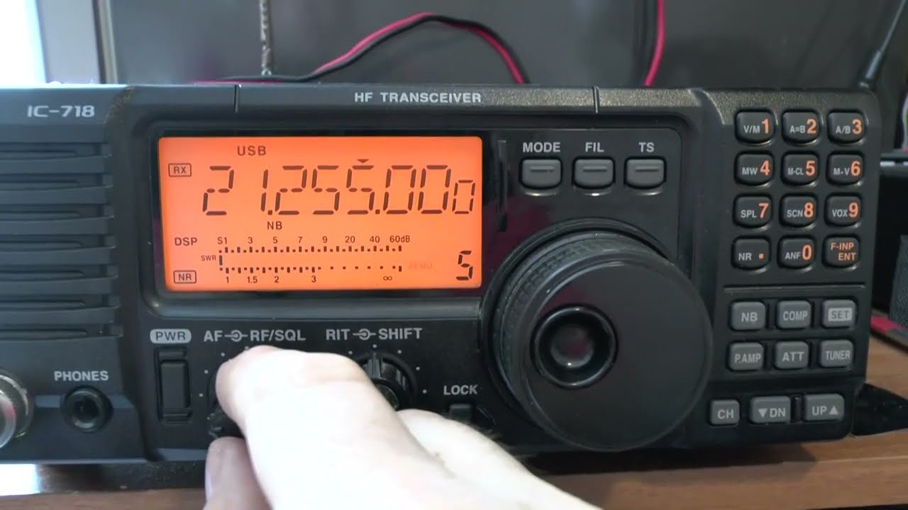 Icom 718 - montaz DSP