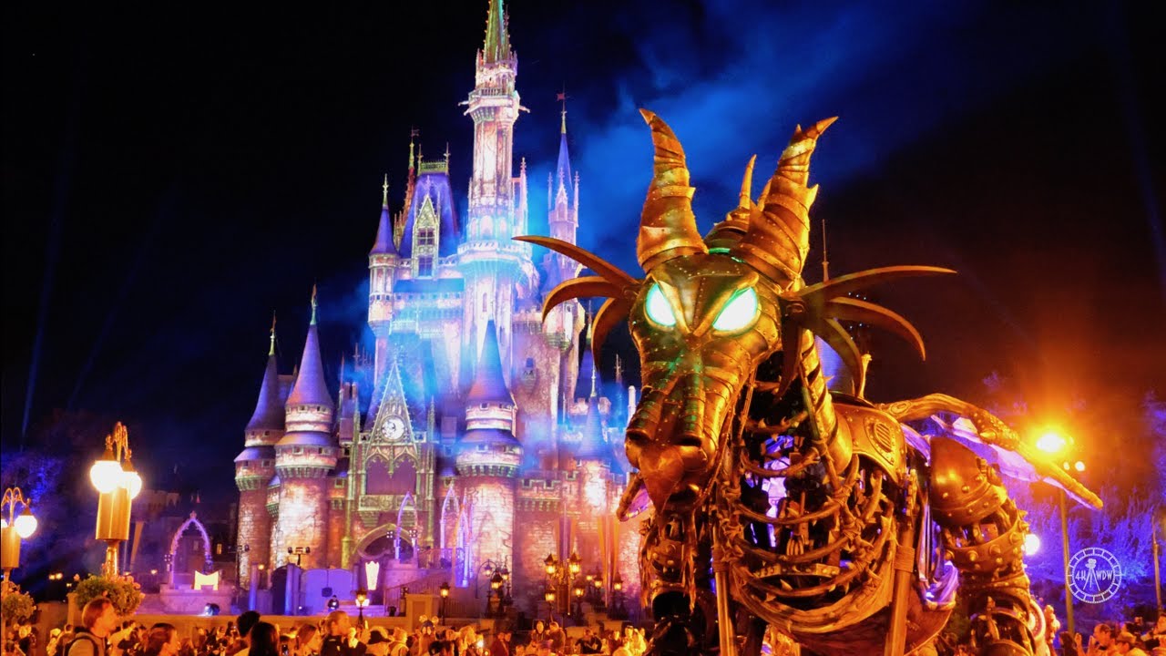NEW Disney Villains Cursed Caravan Parade Magic Kingdom in 4K | Disney Villains After Hours 2020