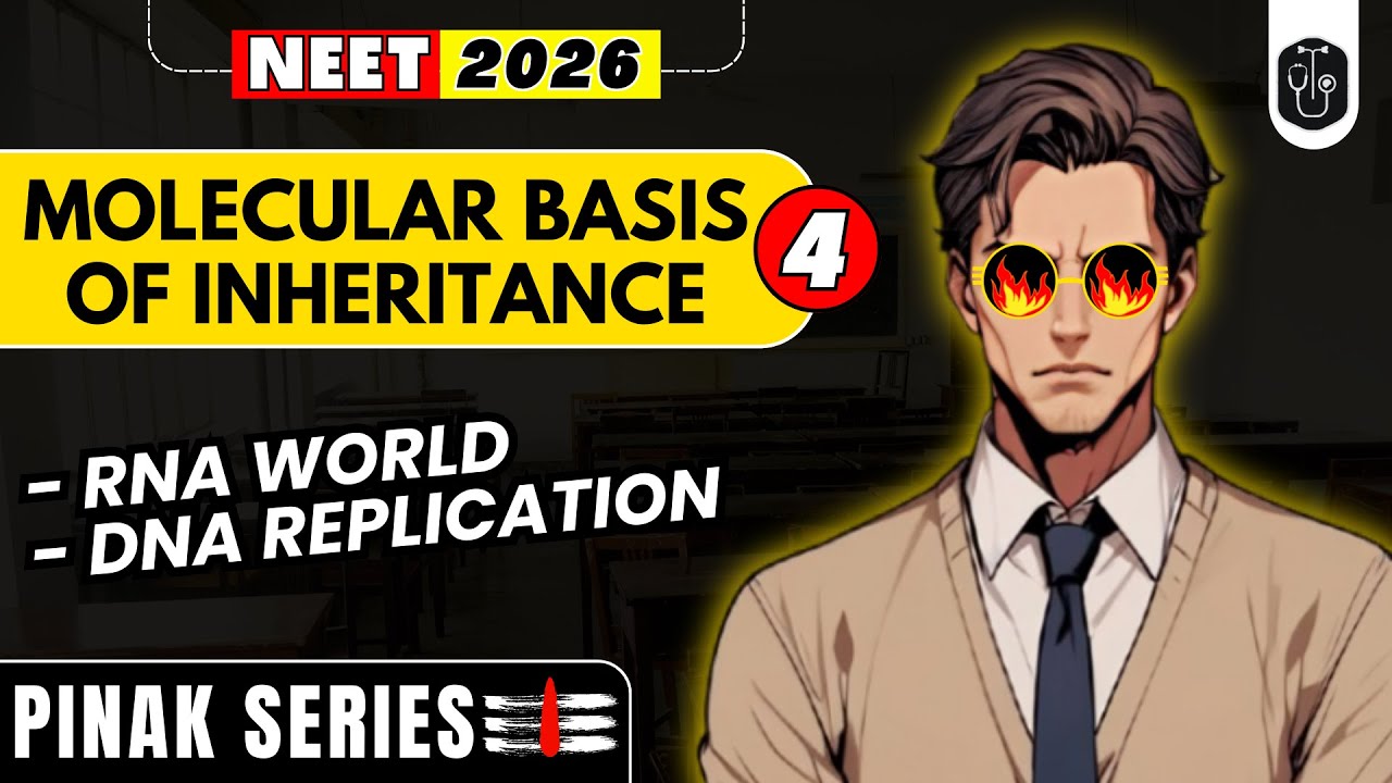 Molecular Basis of Inheritance L4 | Replication of DNA | Genetics #neet2026 #class12 #botany #live