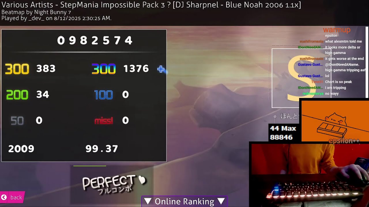 СИНИЙ НОЙ 1.1X FC (980k) (osu!mania 4k)