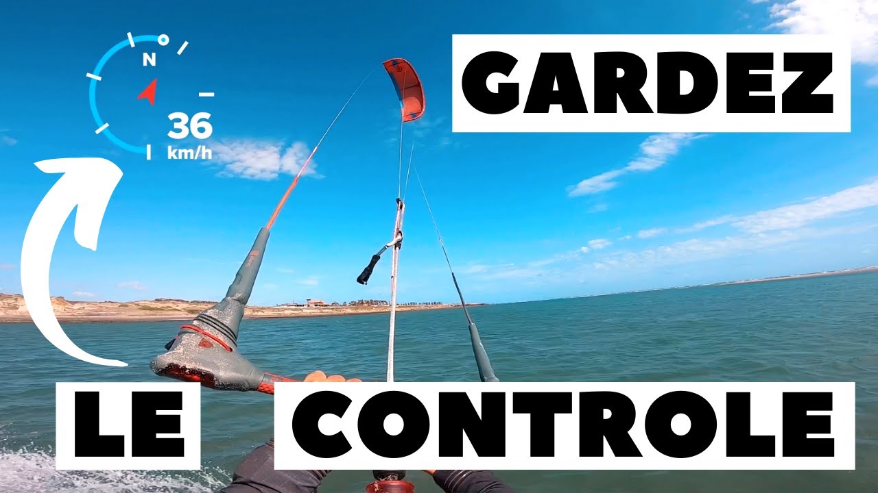 Gérer sa vitesse efficacement en kitesurf