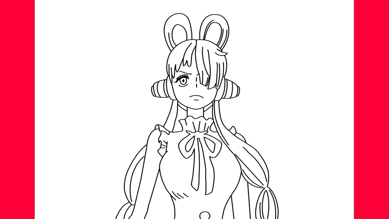 COMO DESENHAR UTA DE ONE PIECE
