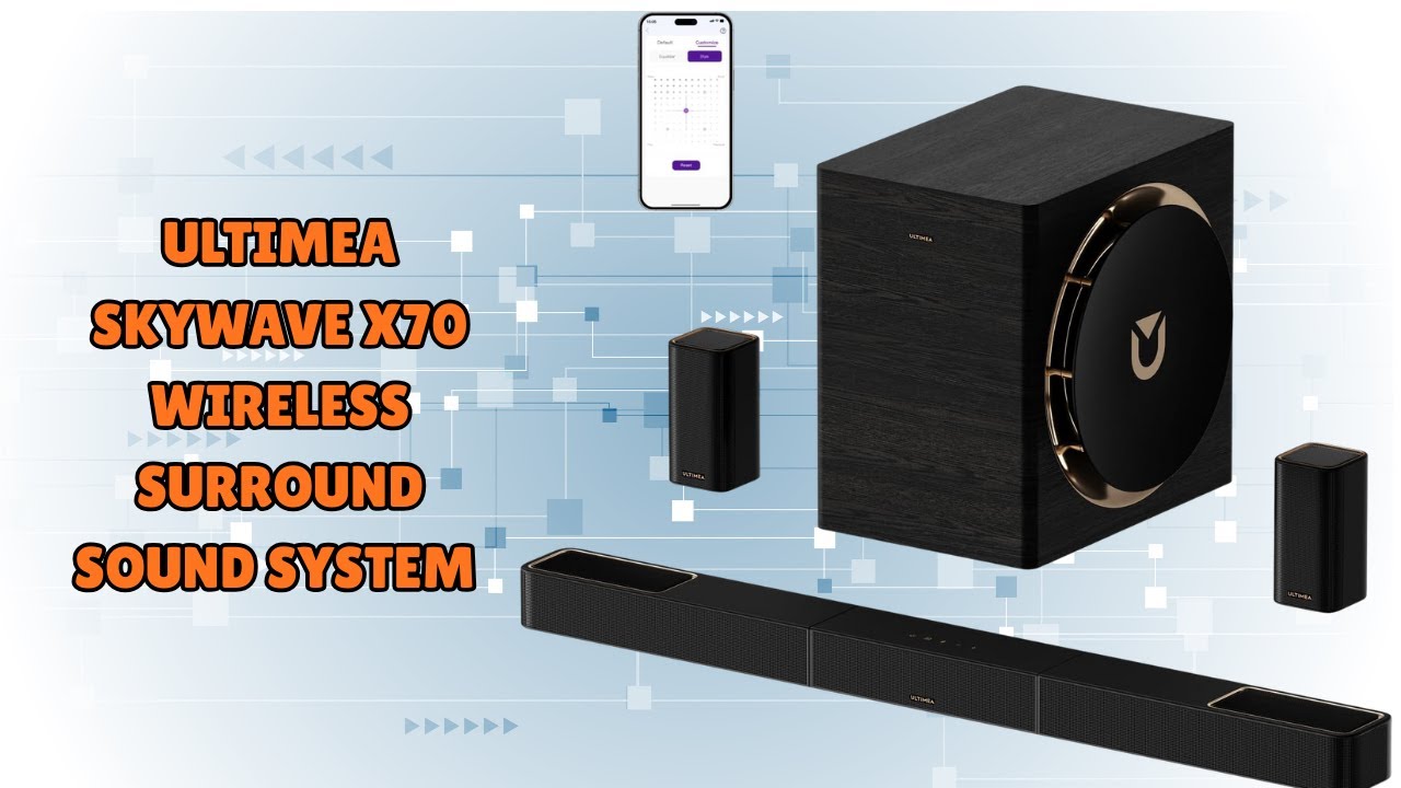ULTIMEA Skywave X70 Wireless Surround Sound System – Clear Audio with No Interference – REVIEW