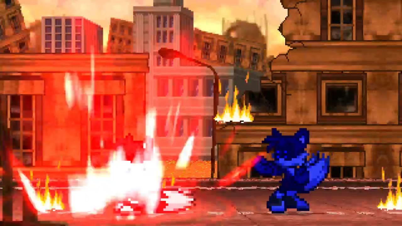Mugen The Evil Awakens 2-Tails.Exe vs 741(AI Match)