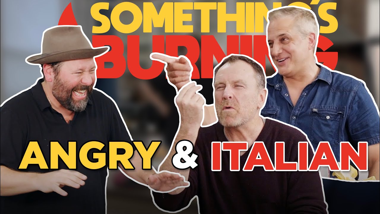 Cookin’ Chicken Parm for My Heroes Colin Quinn and Nick Di Paolo | Something's Burning | S1 E9