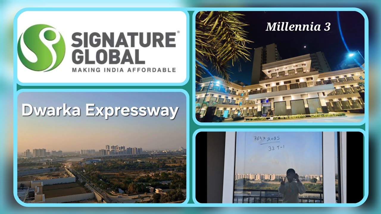Millennia 3 ll Signature Global ll Sector 37D Gurgaon ll High Rise Society bang on Dwarka Expressway