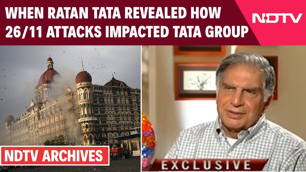 Ratan Tata Interview | When Ratan Tata Revealed How 26/11 Attacks Impacted Tata Group's Business