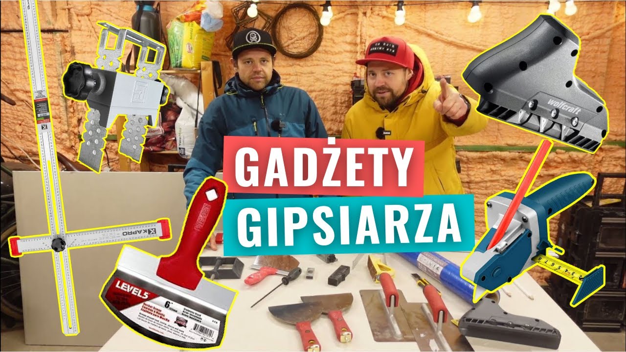 Przydatne gadżety do suchej zabudowy i gipsowania