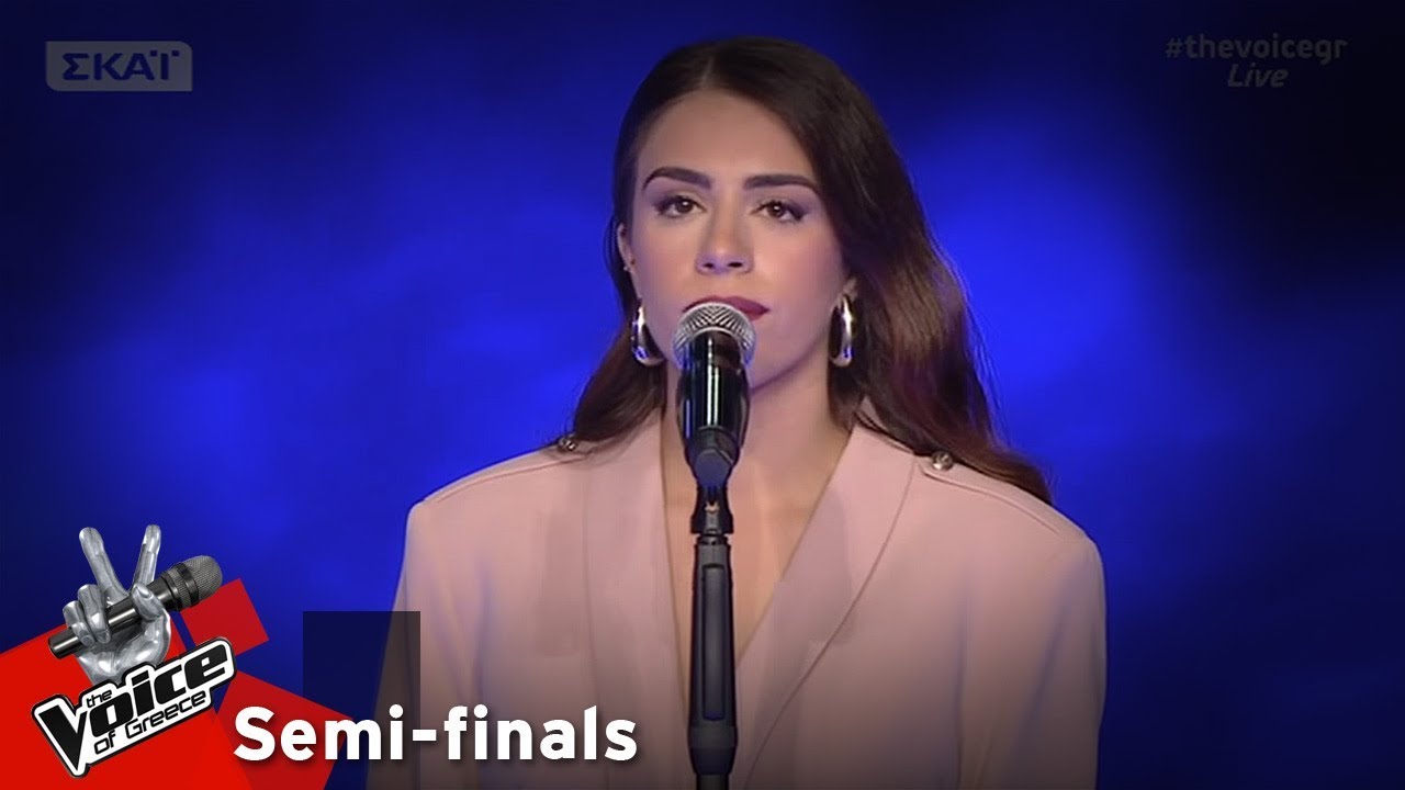 Άντρια Αγγελή - Ανάθεμά σε | 1ος Ημιτελικός | The Voice of Greece