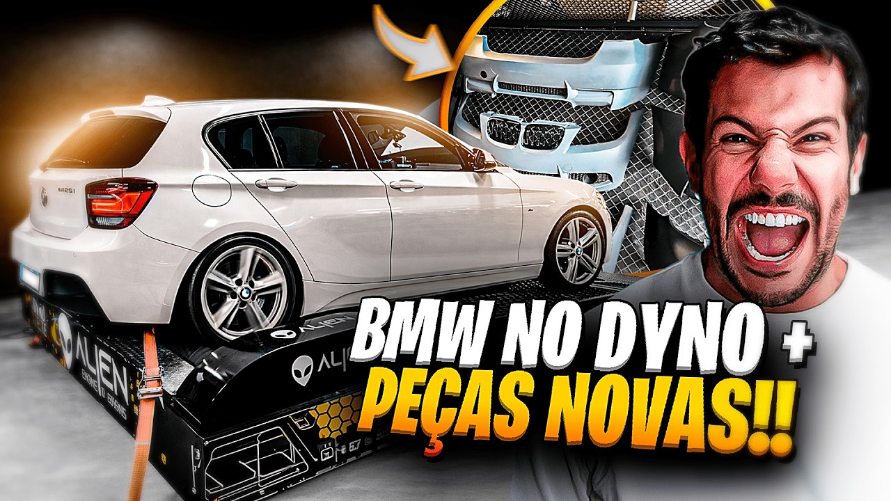 BMW NO DYNO + PE&Ccedil;AS NOVAS!! VOC&Ecirc; FARIA ISSO? 😈🔥