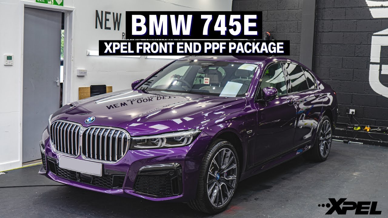 Protecting the &pound;5000+ paintwork on this stunning BMW 745E  with Xpel Front End PPF
