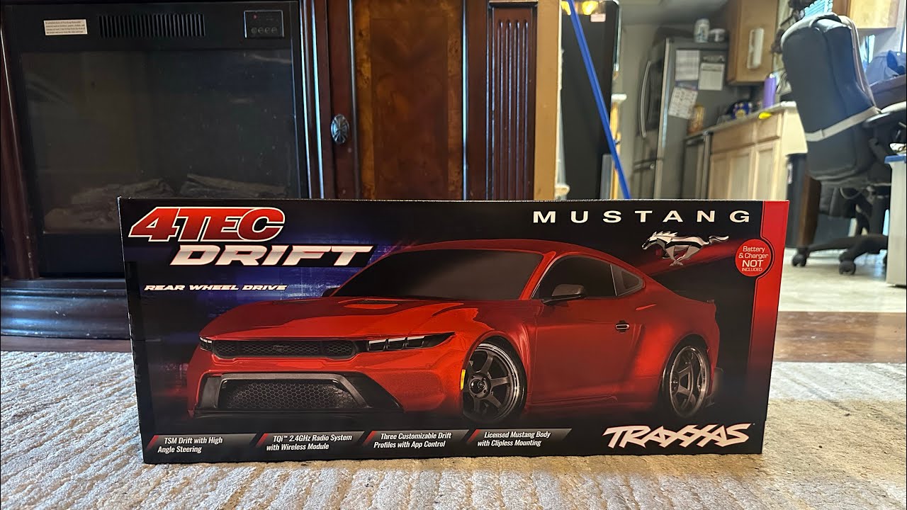 Traxxas 4Tec Drift Mustang Unboxing 
