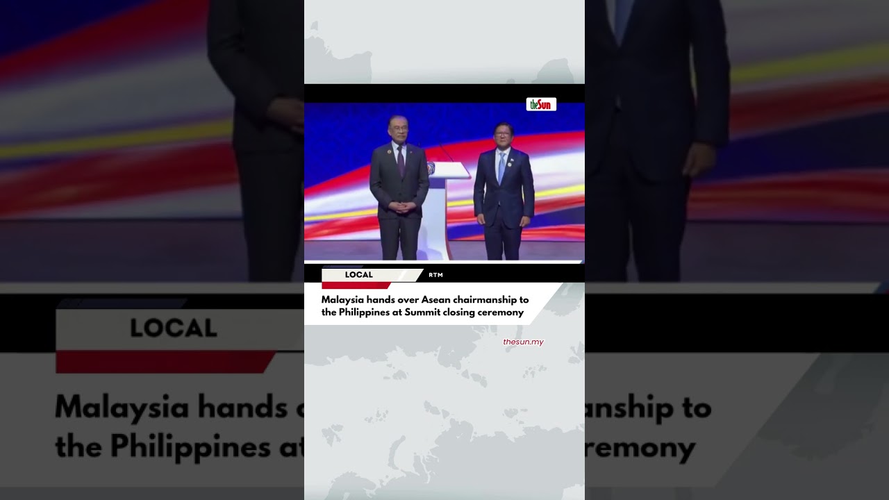 Malaysia hands over Asean chairmanship to the Philippines at Summit closing ceremony
