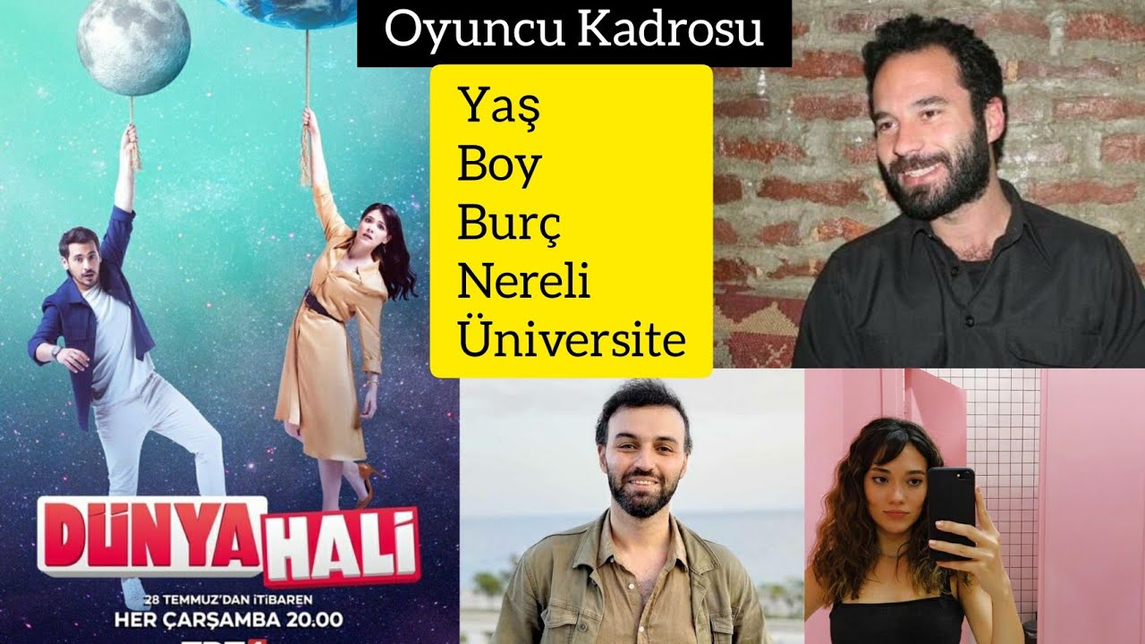 D&uuml;nya Hali Dizi Oyuncularının Yaşları