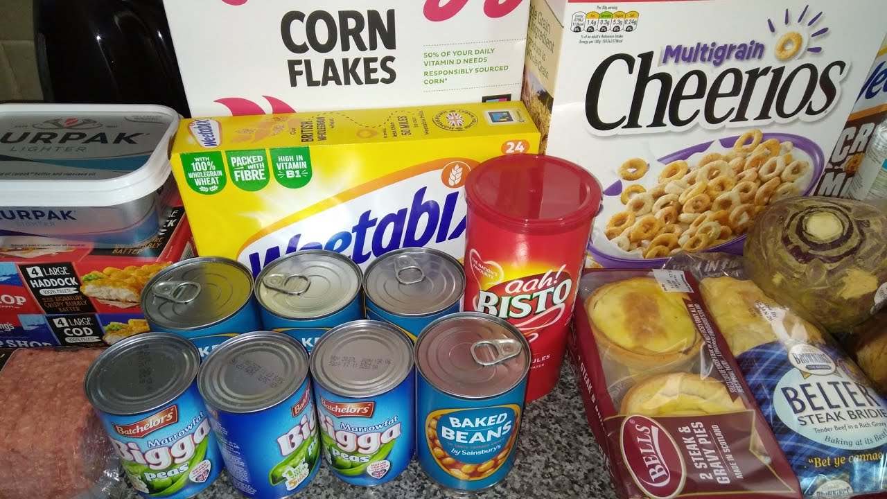 First Food Shop of 2026 - M&S and Sainsburys (family of 3)