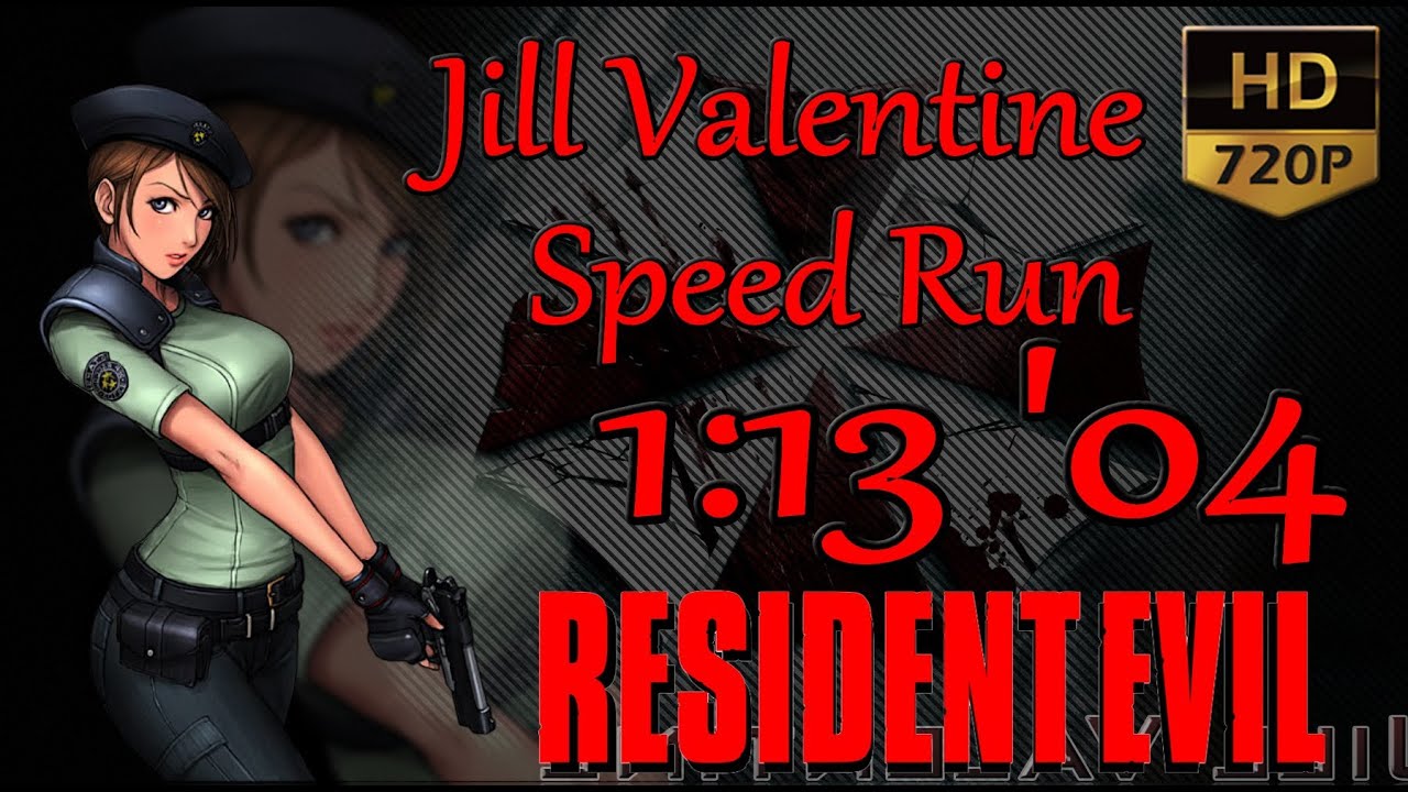 Resident Evil Director's cut Jill 100% 1:13'04 Speed Run HQ