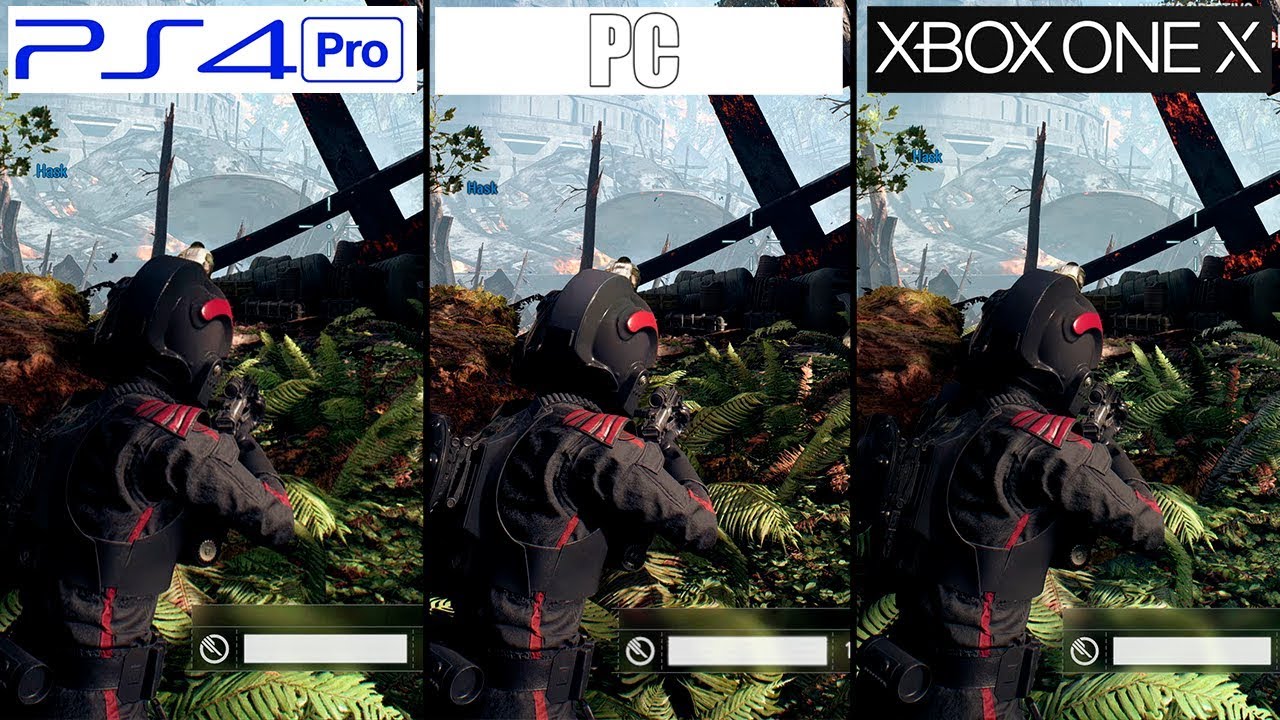 Battlefront II | PS4 Pro VS Xbox One X VS PC | 4K Graphics Comparison | Comparativa