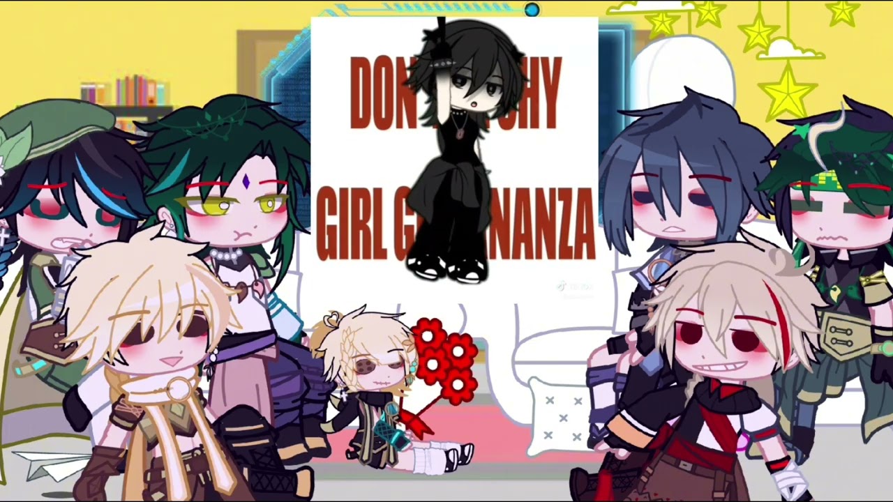 Genshin impact (anEMO boys) react to F!y/n as random gacha tiktok || 🇧🇷 