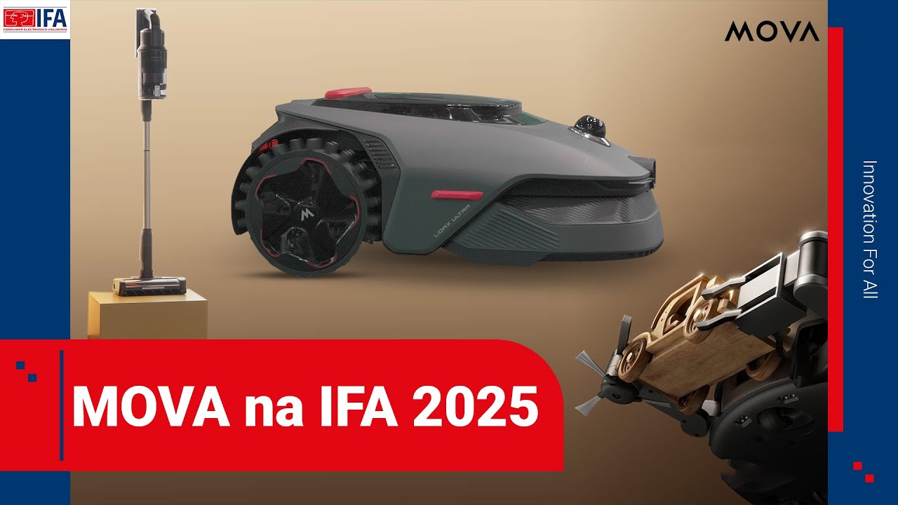 Nowości MOVA na IFA 2025. Roboty wspinające się po schodach!