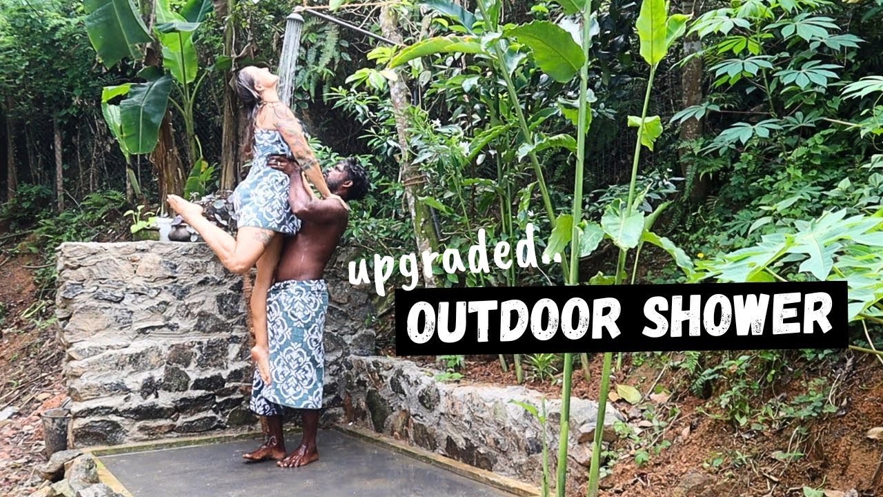 The Ultimate OUTDOOR SHOWER Upgrade! 🚿🌿