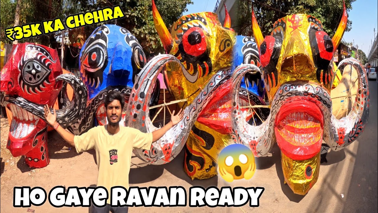 😱₹35000 ka RAVAN ho gya Ready | Tagore Garden Delhi | Shivudesiii vlog