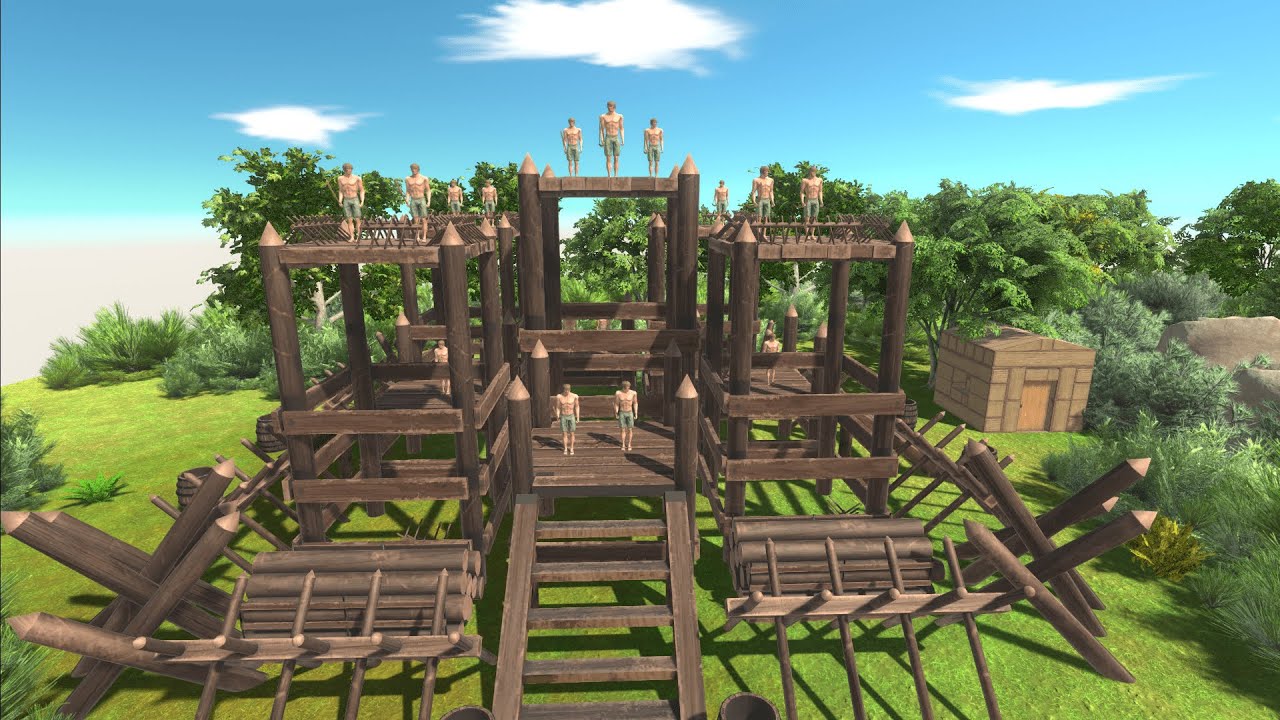 archer tower defence vs all 😱😱 ARBS animal revolt battle simulator