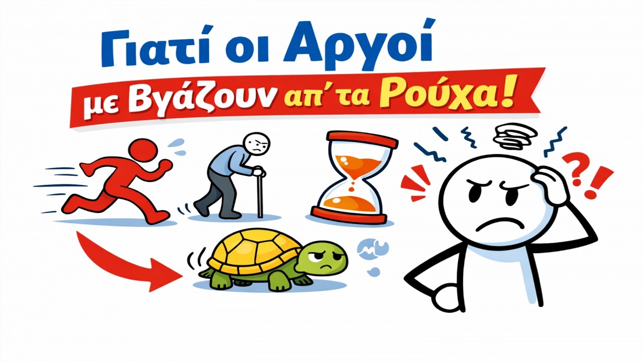 Το τεστ της υπομονής: Γιατί οι αργοί άνθρωποι σε τρελαίνουν