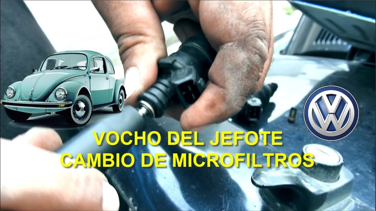 LAVADO DE INYECTORES AL VOCHO (del jefote) Y CAMBIO DE MICROFILTROS | Omar VW