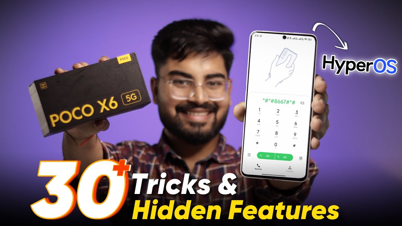 POCO X6 5G Tips and Tricks & Hidden Features 🤫 | POCO X6 HyperOS Features