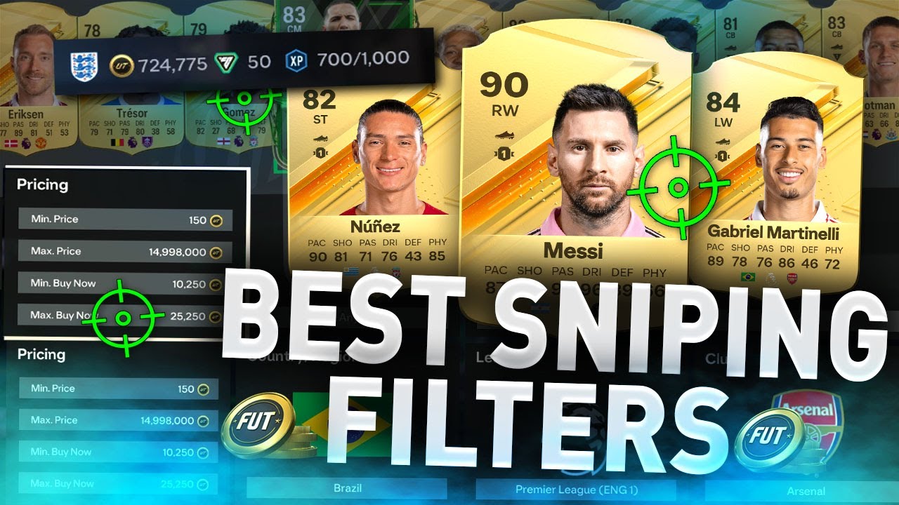 These Sniping Filters are INSANE!! (BEST WAY TO MAKE COINS) #EAFC24