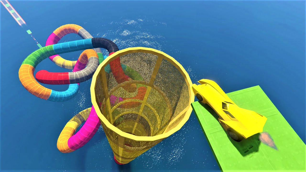 Crazy Mixed Pipes Race - Rocket Jump GTA 5