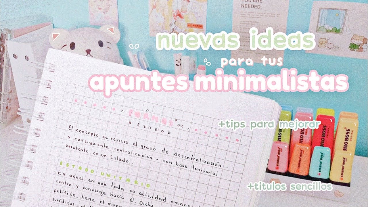 Minimalist notes for your BACK TO SCHOOL 🌿+ beautiful titles